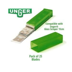 Unger ErgoTec® Carbon Steel Blades 4" - Pack of 25