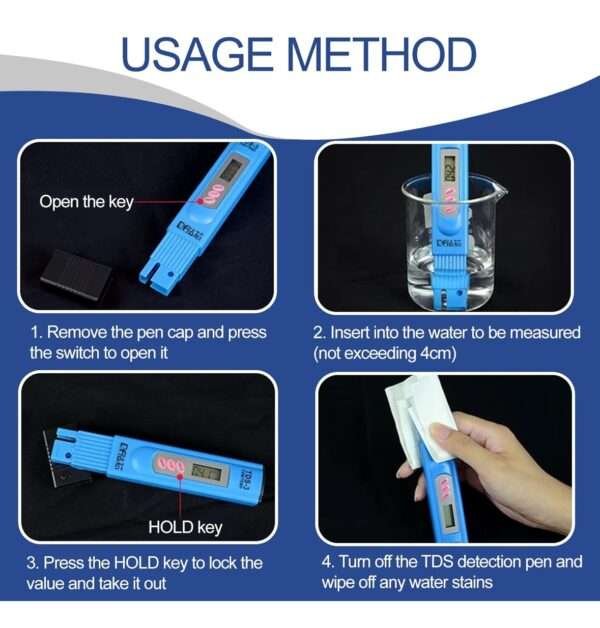 TDS Meter Digital Water Tester - Image 2